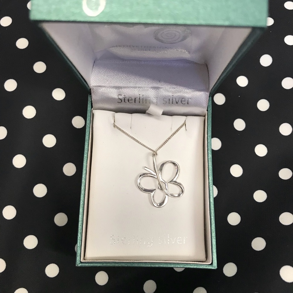 Sterling Butterfly necklace